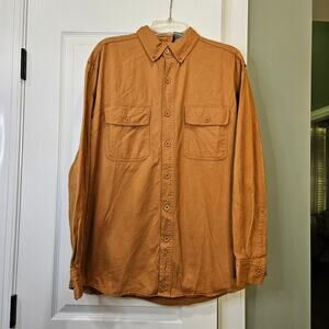 Smith's American Workwear Men's Medium 100% Cotton Button‎ Down Shirt